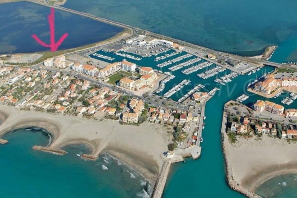 Le Nautica Plage T2 Climatise En Bord De Mer Frontignan Zewnętrze zdjęcie
